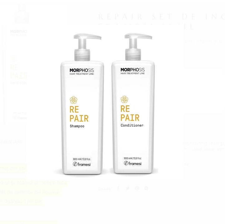 SET SAMPON SI BALSAM PENTRU PAR DETERIORAT SI LIPSIT DE VOLUM