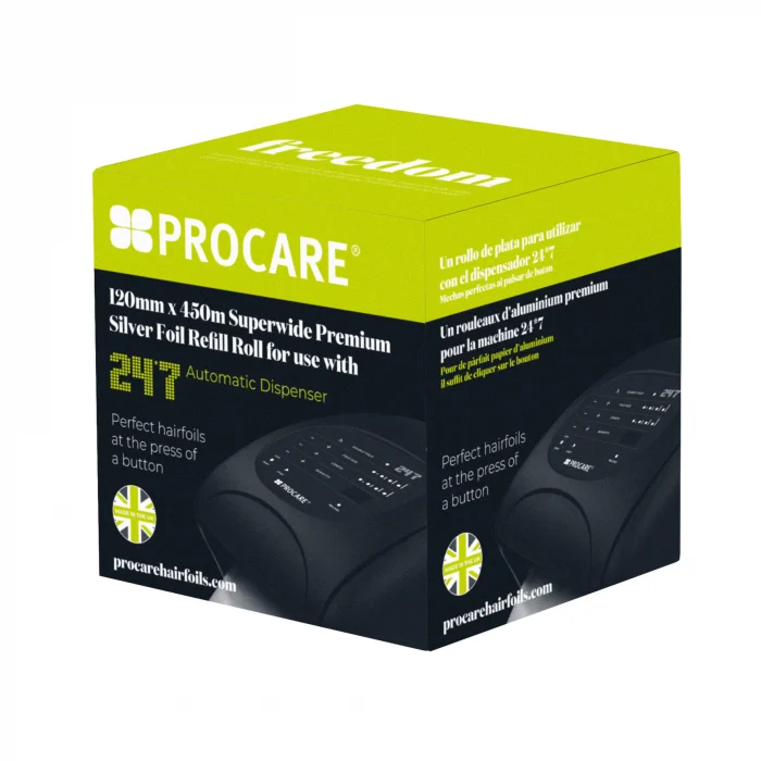 FOLIE ALUMINIU ROLA 120MM x 450M PENTRU DISPENSER 24*7