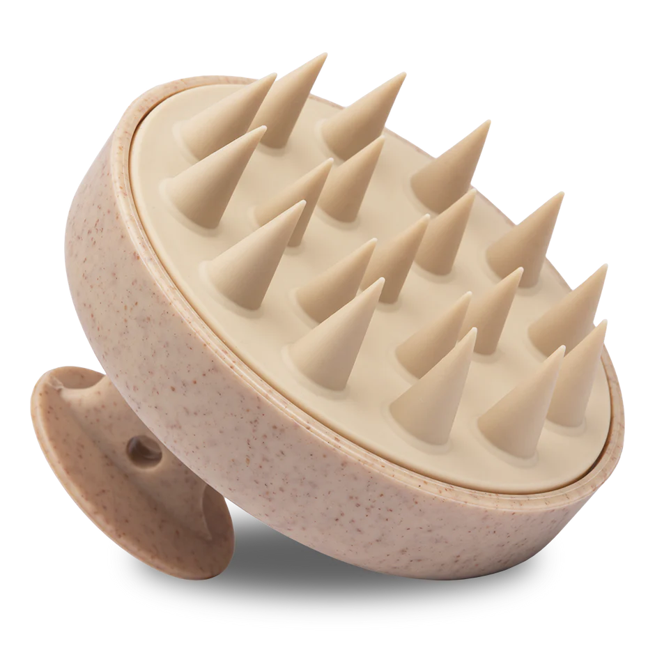 PERIE DE MASAJ SCALP DIN SILICON BEJ 