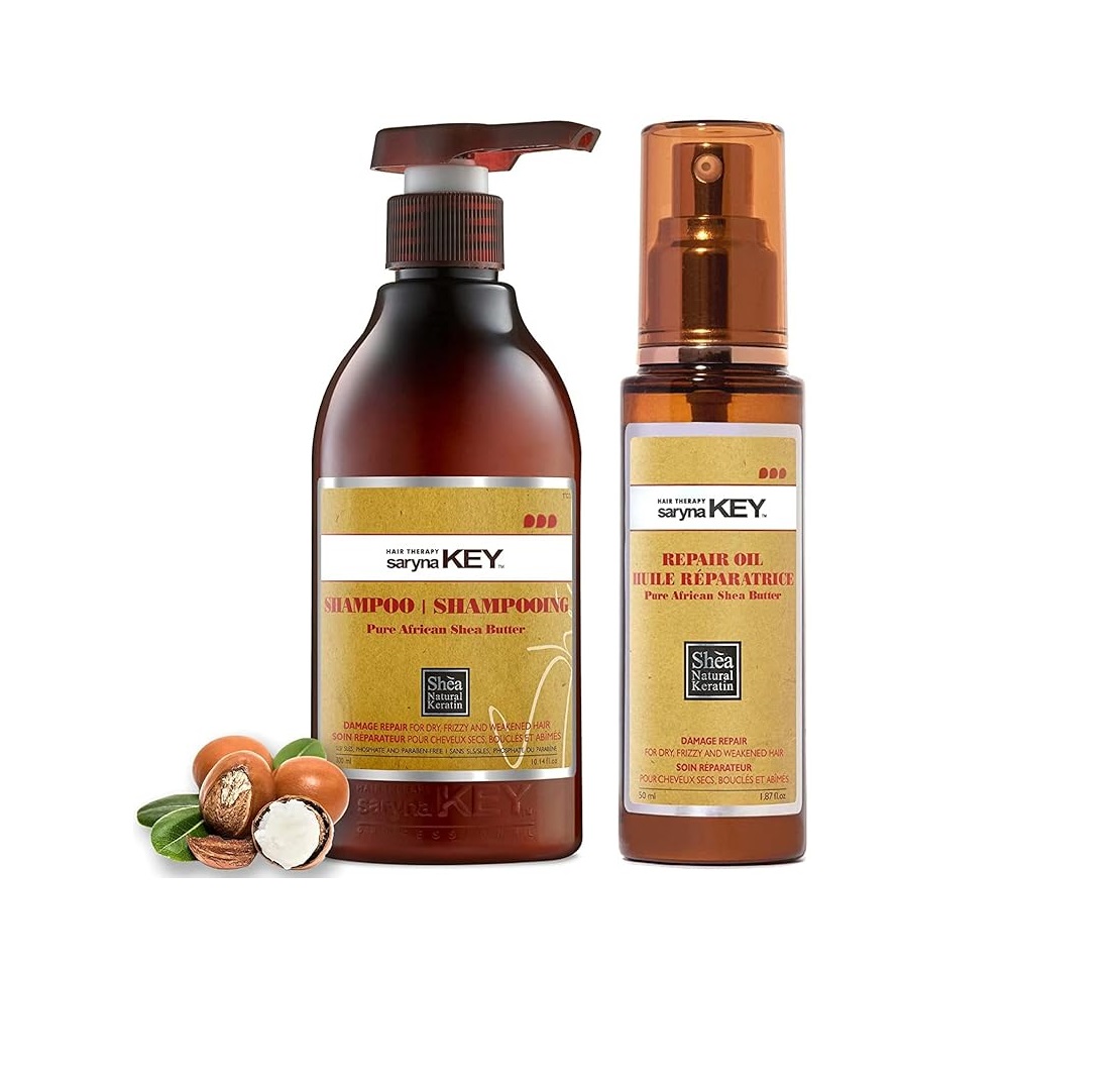 SET SAMPON SI ULEI PAR FIN, FRAGIL